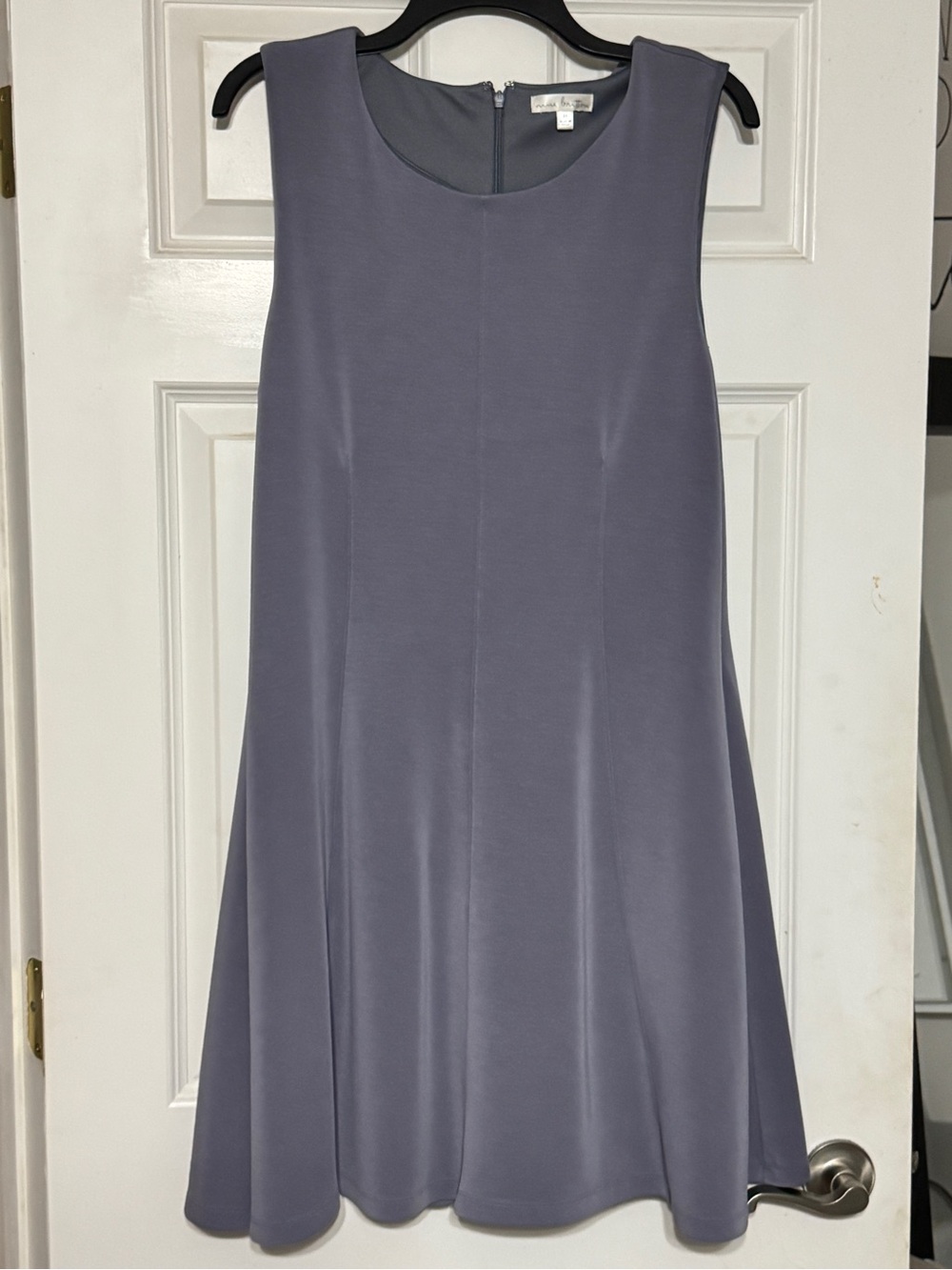 nine britton Sleeveless A-Line Dress in Dusty Lavender/Blue